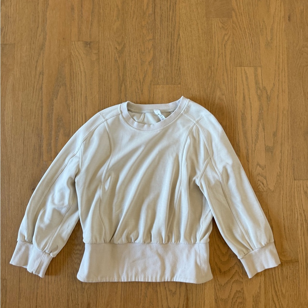 lululemon cream shirt